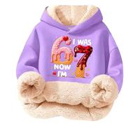 Six Seven Sweat à Capuche,Sweat à Capuche Enfant Multicolore à imprimé Glace, idéal pour Jouer et se Sentir Bien au Quotidien. (Purple, 9-10years)