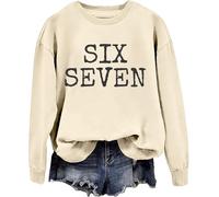 Six Seven Sweatshirt 6 7 Sweat à capuche Funny 6 7 Meme Hoodie, Khika-1, L