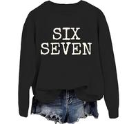 Six Seven Sweatshirt 6 7 Sweat à capuche Funny 6 7 Meme Hoodie, Noir 1, 3XL
