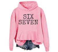 Six Seven Sweatshirt 6 7 Sweat à capuche Funny 6 7 Meme Hoodie, rose-2, M
