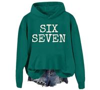 Six Seven Sweatshirt 6 7 Sweat à capuche Funny 6 7 Meme Hoodie, Vert-2, L