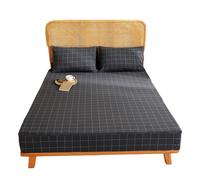 Six-Sided Protective with Zipper Pure Cotton Mattress Protector Deep Pocket Matress Cover Machine Washable Customizable pour Accueil(Color4,120x200x20cm)