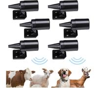Six sifflets d'avertissement à ultrasons, montés sur véhicules, dissuadant efficacement les animaux.