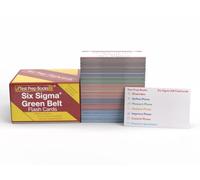 Six Sigma Green Belt Study Cards: Exam Prep and Practice Test Questions for the ASQ Lean Six Sigma Green Belt Certification [Full Color Cards]