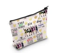 Six The Broadway Trousse de maquillage avec fermeture éclair pour acteur et actrice, Sac S-i-X