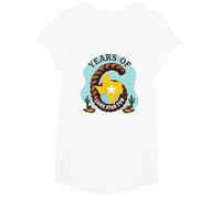 Six Years of Lone Star Cadeau d'anniversaire Amusant Texas T-Shirt, Fille, Blanc, XS