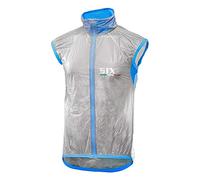 SIX2 Gilet Coupe-Vent Transparent/Bleu Clair Unisexe pour Adulte