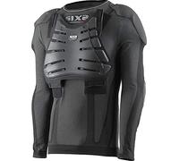 SIX2 - Kids Carbon - 10 Y - T-Shirt de Protection Unisexe pour Enfant, Couleur Carbone Noir