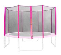 SixBros. Filet de sécurité de Rechange Rose pour Trampoline de Jardin 1,85 M - 4,60 M - Dimensions différentes - SN-ON/1951