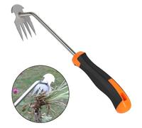 SIXCAR Outils de désherbage Portable, Outil de désherbage Portable en Acier au manganèse, pour désherbeur Manuel pour Le Jardinage de légumes, la Plantation de Ferme et Le déracinement (poignée en