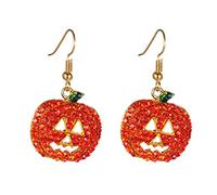 SIXDUTON Boucles d'oreilles Citrouille Halloween pour Femmes Filles, Mignonnes Spooky Sorcière Citrouille Pendentif Boucles D'Oreilles Horreurs Bijoux Cadeau de Halloween Fête Accessoires