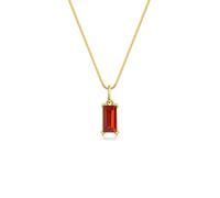 SIXDUTON Collier pour femme avec pierre de naissance, plaqué or 14 carats, bijou d'anniversaire, cadeau pour femmes et filles