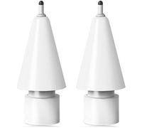 SIXFU Embouts améliorés pour pointe de stylet Apple, pointes de rechange sûres anti-rayures comme un stylo en caoutchouc de contrôle précis pour Apple Pen (lot de 2)