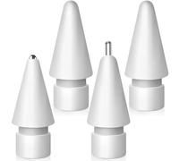 SIXFU Lot de 4 embouts de rechange améliorés pour Apple Pencil, embouts métalliques avec contrôle précis pour Apple Pencil USB C/2e/1ère génération