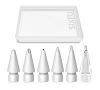 SIXFU Lot de 6 embouts de rechange pour Apple Pencil, plusieurs pointes durables pour iPad Pro/Apple Pencil Pro/USB-C/1ère génération/2ème génération