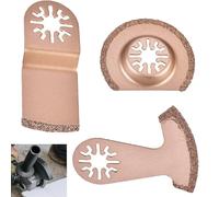SIXHAOBU 3 pièces lame de scie oscillante carrelage Accessoires pour pierre, lames de scie oscillantes pour béton lame outil multifonction pour carrelage pour carrelage coulis mortier béton