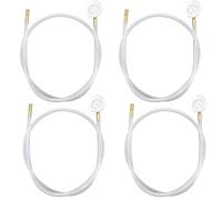 SIXHAOBU 4 Pcs Buse aérosol avec 60 cm de tuyau d'extension à 360 degrés, pour Bombes aérosols à Tige mâle, rallonge de Bombe aérosol, Outils de Peinture et équipement