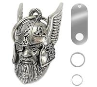 SIXHAOBU Moto Guardian Ride Bell, Guardian Bell Acier Inoxydable Argent, guardian bell, Cadeau ou porte-clés, Accessoire pour les motards