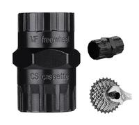 SIXHAOBU Outil 2-en-1 Démonte-Cassette Vélo,Démonte-Cassette,Convient pour enlever Les Anneaux de Verrouillage de Tirelire avec 12 Dents et Les Outils de Roue Libre avec 12 Dents