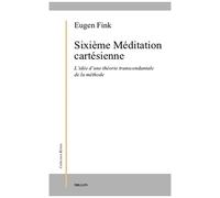 Sixième Méditation Cartésienne - Première Partie, L'idée D'une Théorie Transcendentale De La Méthode