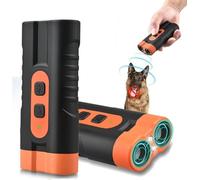 SIXNEA Dispositif anti-aboiement pour chiens, répulsif à ultrasons USB 2 en 1, dispositif de dissuasion des aboiements de chien avec écran HD et lampe de poche LED, pour chiens de petite, moyenne et