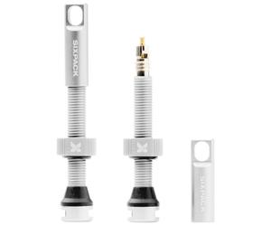 Sixpack Racing - Tubeless Ventile 44mm - Valve de vélo - 44 mm - chrome
