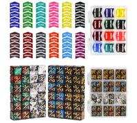 SIXPOINTS Lot de 108 dés de compteur MTG 12 mm +1/+1 jeton 6 faces et compteurs de mots clés MTG pour Magic The Gathering, MTG, TCG, accessoires de jeux de cartes (4 dés de couleur #F