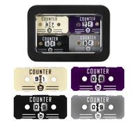SIXPOINTS Lot de 4 compteurs de vie à deux chiffres compatibles avec Magic The Gathering Commander Deck, jeux de table LCG/RPG/D&D/MTG/CCG/TCG