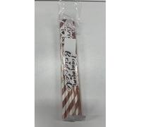 SIXRUN 12 Paper Straws in Stripe Pattern Eco-Friendly Design for Wedding