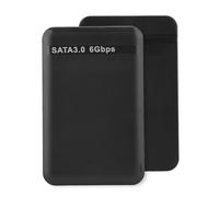 SIXRUN 2.5 Pouces Boîtier de Disque Dur USB 3.0 III 6Gbps UASP avec Contrôleur 1153e pour HDD/SSD 7mm/9.5mm jusqu'à 6TB Hot Plug Play XP à OS 10.2 (Black)