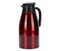 SIXRUN 316 Stainless Steel Thermal Coffee Pot 2L | Rétention exceptionnelle de la chaleur, Couleur rouge élégante, Idéal pour diverses boissons