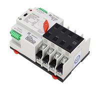 SIXRUN 4P Commutateur de Transfert Automatique Commutateur de Sélection électrique de Haute qualité pour les Immeubles de Grande Hauteur et L'industrie Chimique Coque PC 400 V AC (32A)