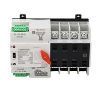 SIXRUN 4P Commutateur de Transfert Automatique Commutateur de Sélection électrique de Haute qualité pour les Immeubles de Grande Hauteur et L'industrie Chimique Coque PC 400 V AC (40A)
