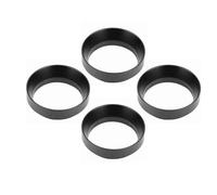 SIXRUN 4PCS Anneaux de Dosage de Café, Entonnoir Magnétique en Aluminium pour Portafiltre avec Design Anti-Débordement, pour Usage Domestique et Bureau (58mm / 2,28 pouces)