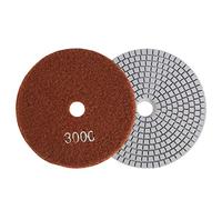 SIXRUN 5 Pouces 125mm Pads de Polissage Diamantés Humides, Disques de Meulage en Résine Diamantée pour Granit Béton Marbre Pierre Verre Céramiques (3000)
