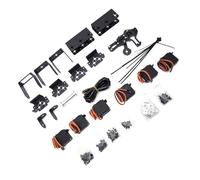 SIXRUN 6DOF Manipulateur, Kit à Griffes à Pinces, Pièces de Robot Industriel avec équipement de Direction Analogique pour l'enseignement Universitaire, Production Idy