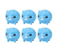 SIXRUN 6PCS Hippo Animal Twist Cube Toy, Développement de la Pensée Logique, de la Coordination des Yeux et des Compétences de Résolution de Problèmes