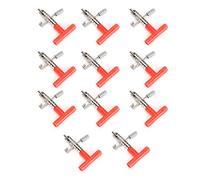 SIXRUN Abreuvoirs Automatiques à Tétons pour Lapin, 10 Pièces, Durables, pour Volaille, Boisson Propre, Plastique, Acier Inoxydable