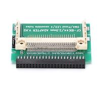SIXRUN Adaptateur CF vers IDE, IDE 44 Broches 2,5 Pouces pour Ordinateurs | Convertisseur de carte CF vers disque dur IDE, système RISC X86 intégré, stockage PC industriel, Compatible DOS