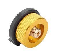 SIXRUN Adaptateur de Cuisinière à Gaz, Connecteur Compact en Nylon et Cuivre pour le Camping et la Cuisine en Plein Air, Fonction de Verrouillage Automatique pour une Utilisation Sûre avec des