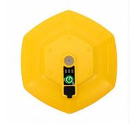 SIXRUN Aérateur Flottant Portable, Pompe à Oxygène de Pêche en ABS avec Batterie Rechargeable de 2000 MAh, 3 Modes de Vidange Automatique à Faible Bruit pour étang de Pêche en Plein Air, Vivier de