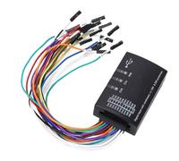 SIXRUN Analyseur Logique USB 16 Canaux Compact Taux D'échantillonnage de 100 M Pour, Analyse de Protocole Puissante Pour SPI, UART, CAN, JTAG, Pour Scène Applicable Pour les Amateurs de Débogage