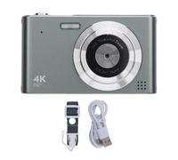 SIXRUN Appareil Photo Numérique Compact de Voyage, 48MP Vidéo 4K, Zoom 16x, Mise au Point Automatique AF, Antidérapant, Détection des Visages pour Enfants étudiants (Green)