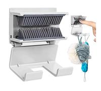 SIXRUN Attrape-cheveux Amovible Collecteur de Cheveux Support Mural Piège à pour Drain de Douche Attrape- Empêche le Colmatage des Canalisations pour Salle de Bain Cuisine Gris Convient à les