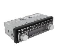 SIXRUN Autoradio Bluetooth Single Din, MP3 USB SD Radio Récepteur, 12V, pour Voiture