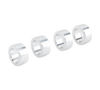 SIXRUN Bagues d'arbre de Direction Intermédiaire, 4 Pièces, Douille de Tige de Colonne en Billette d'aluminium Adaptée pour 1500 2500 35004500 5500