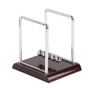 SIXRUN Balance Pendule Balle Jouet éducatif Balançoire Bureau Ornement pour Maison Bureau étude Décoration (Boule de Billard carrée Moyenne)