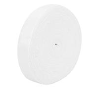 SIXRUN Bande de Poignée de Raquette en Fiber de Polyester, 10M, pour Une Meilleure Absorption de la Sueur, Enveloppes Antidérapantes de Tennis de Badminton, Sensation de Main Douce (White)