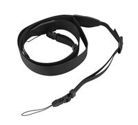 SIXRUN Bandoulière pour Appareil Photo instantané Mini 12 et, Longueur Réglable, Polyester recyclé Doux, Confortable pour Une Utilisation en Extérieur et en Voyage (Black)