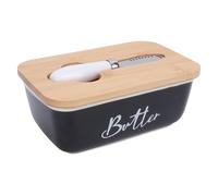 SIXRUN Beurrier élégant Plateau Porte-beurre Multifonctionnel pour la Cuisine, Facile à Nettoyer, Conception Conviviale, Système d'étanchéité amélioré pour les Cadeaux de Pendaison de Crémaillère,